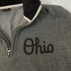 Homage Sxript Ohio quarter zip sweater - size medium
